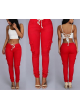 Women's  pencil Pants with drawstring